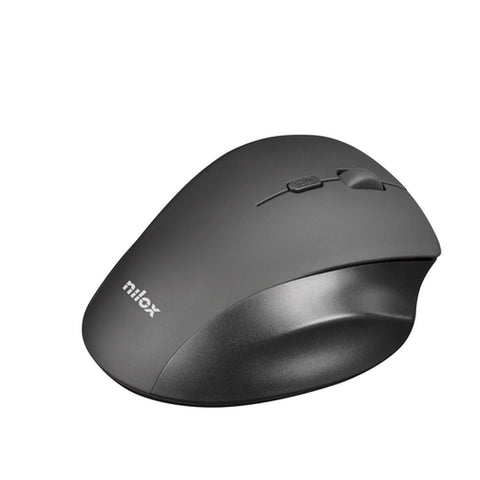 Ergonomic Optical Mouse Nilox Black 3200 DPI