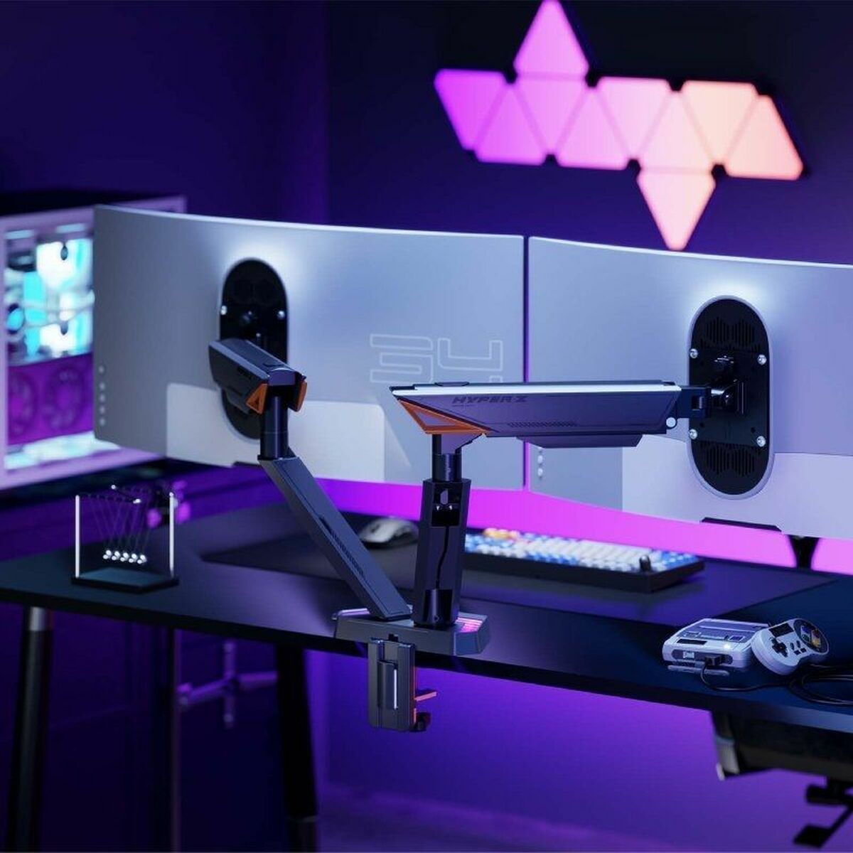 Screen Table Support Aisens DT38TSRRGB-349 17"