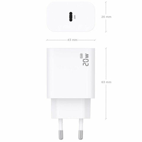 Wall Charger Aisens A110-0938 White 20 W