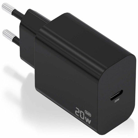 Wall Charger Aisens A110-0939 Black 20 W