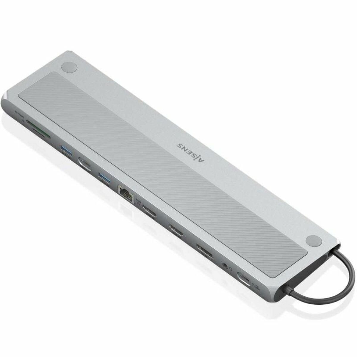 USB Hub Aisens ASUC-12P020-GR Grey 100 W 50 W