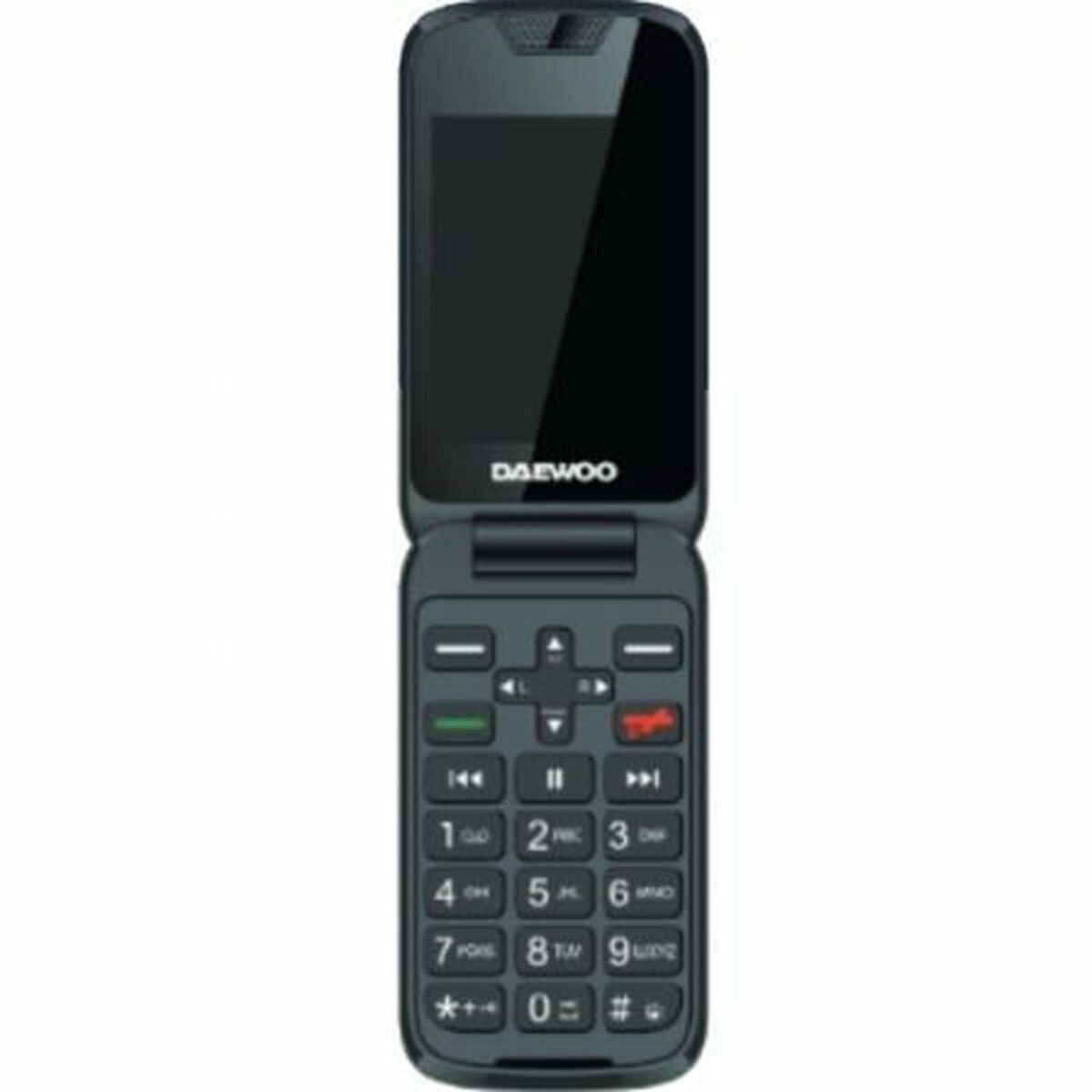 Mobile telephone for older adults Daewoo 2,8" 32 GB Black