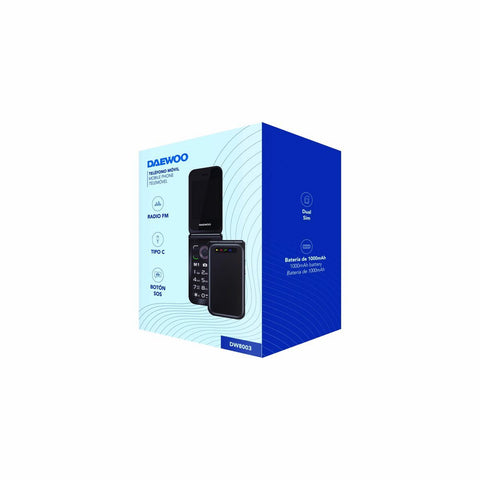 Mobile telephone for older adults Daewoo 2,8" Black
