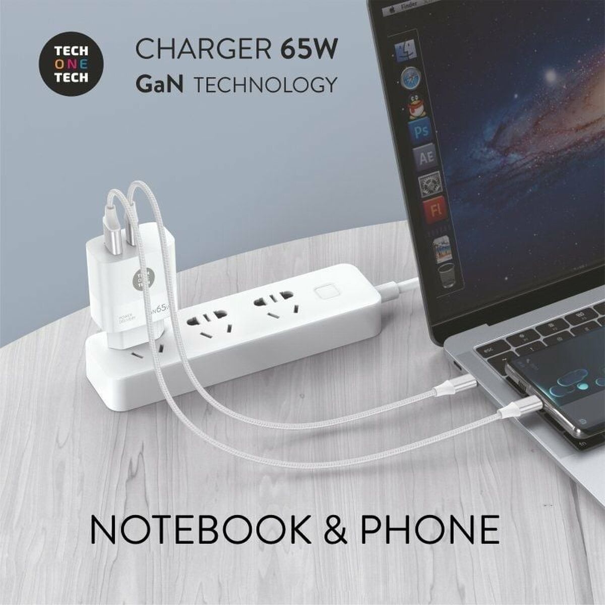 Wall Charger Tech One Tech TEC2270 65 W