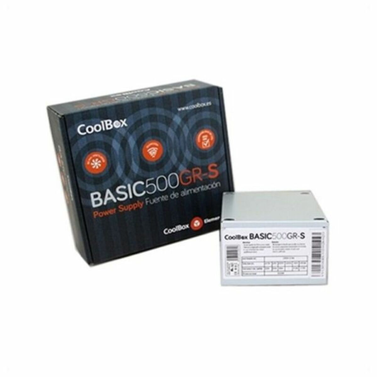 Power supply CoolBox FALCOO500SGR White 500 W