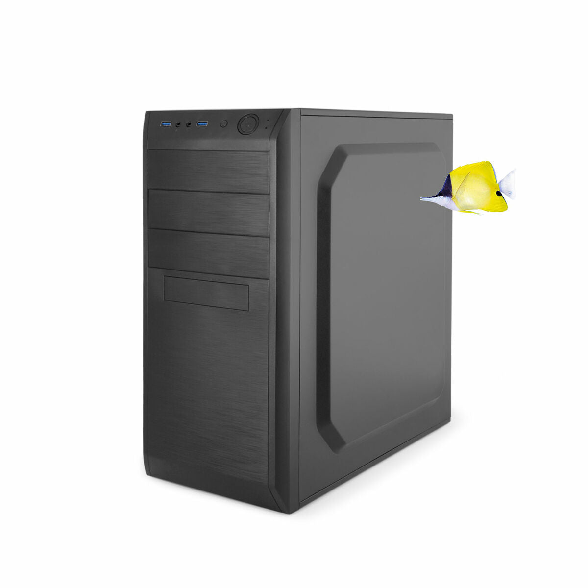 ATX Box CoolBox F-750 Black