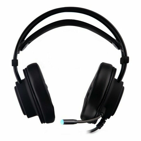 Headphones with Microphone CoolBox DeepLighting Black