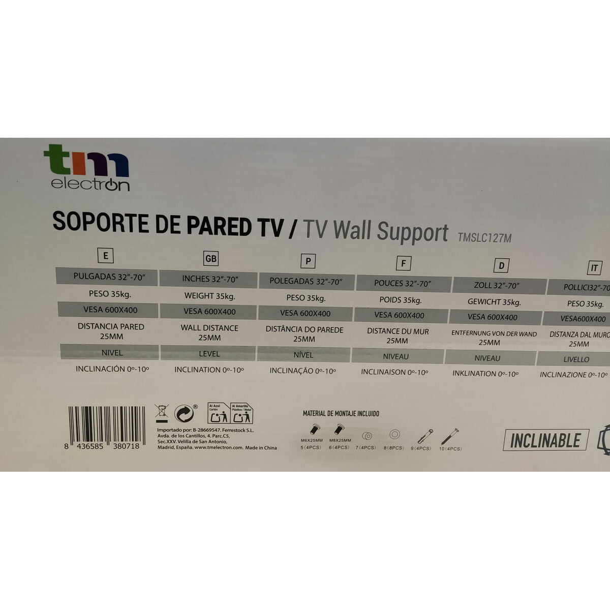 TV Mount TM Electron 32"-65" 35 kg