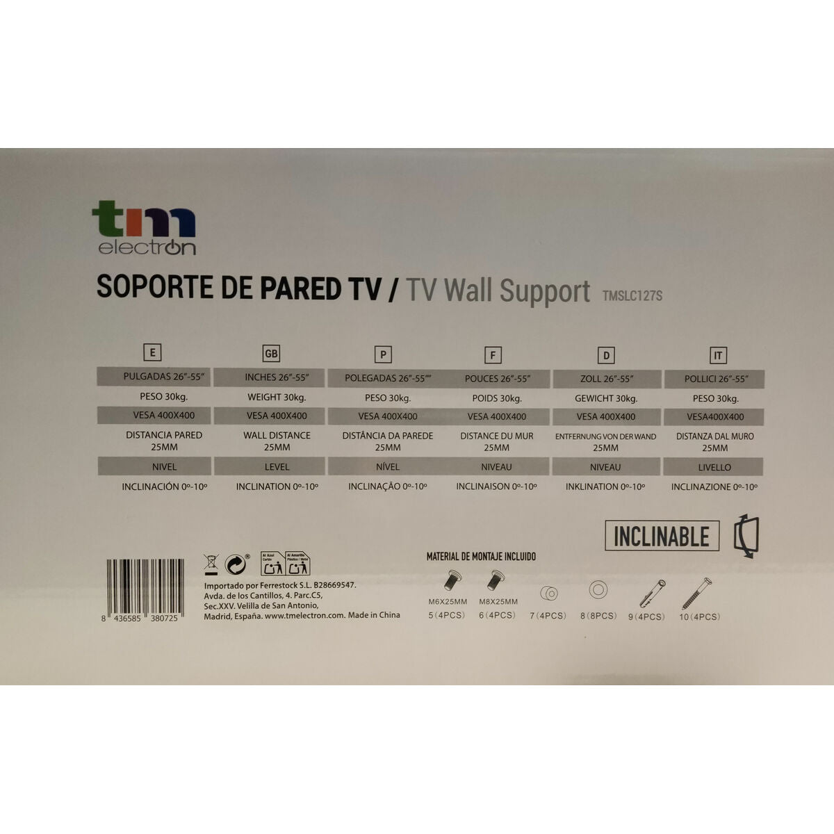 TV Mount TM Electron 26"-50" 30 Kg