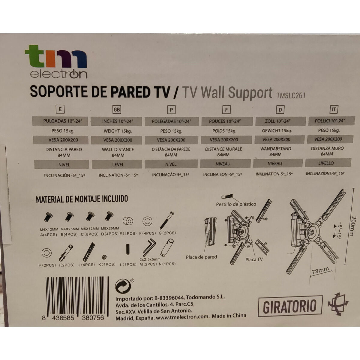 TV Mount TM Electron 15 kg 10"-24"