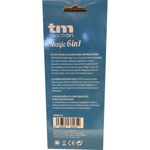 Universal Remote Control TM Electron 6 in 1