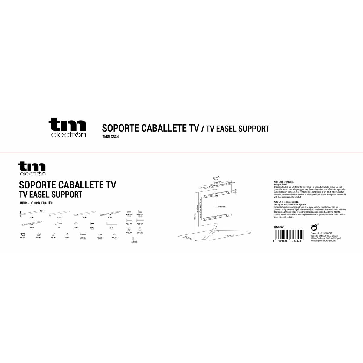 TV Mount TM Electron 49"-70" 40 kg