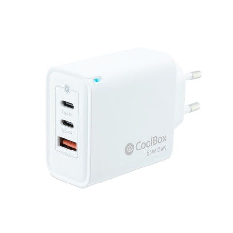 Wall Charger CoolBox LBP246DW 65 W White