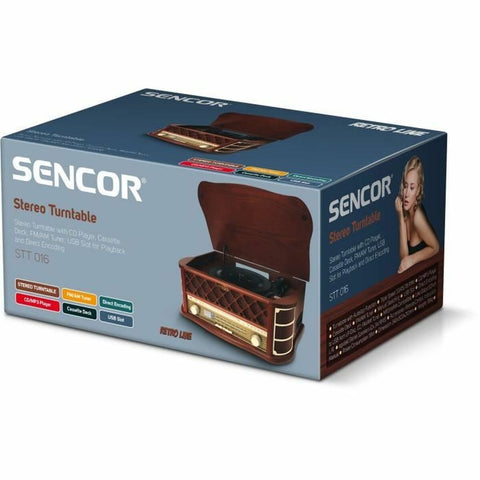 Record Player Sencor STT 016 Brown