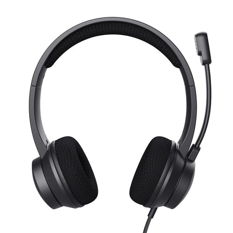 Headphones with Microphone Trust 25089 Black