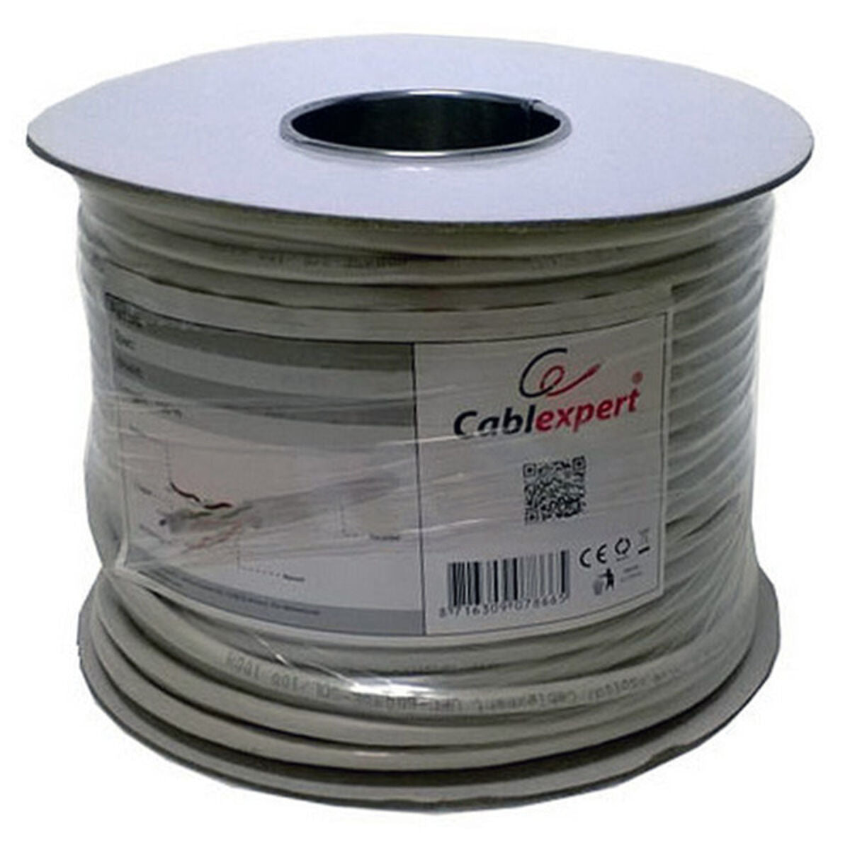 UTP Category 5e Rigid Network Cable GEMBIRD UPC-5004E-SOL/100 100 m Grey 100 m