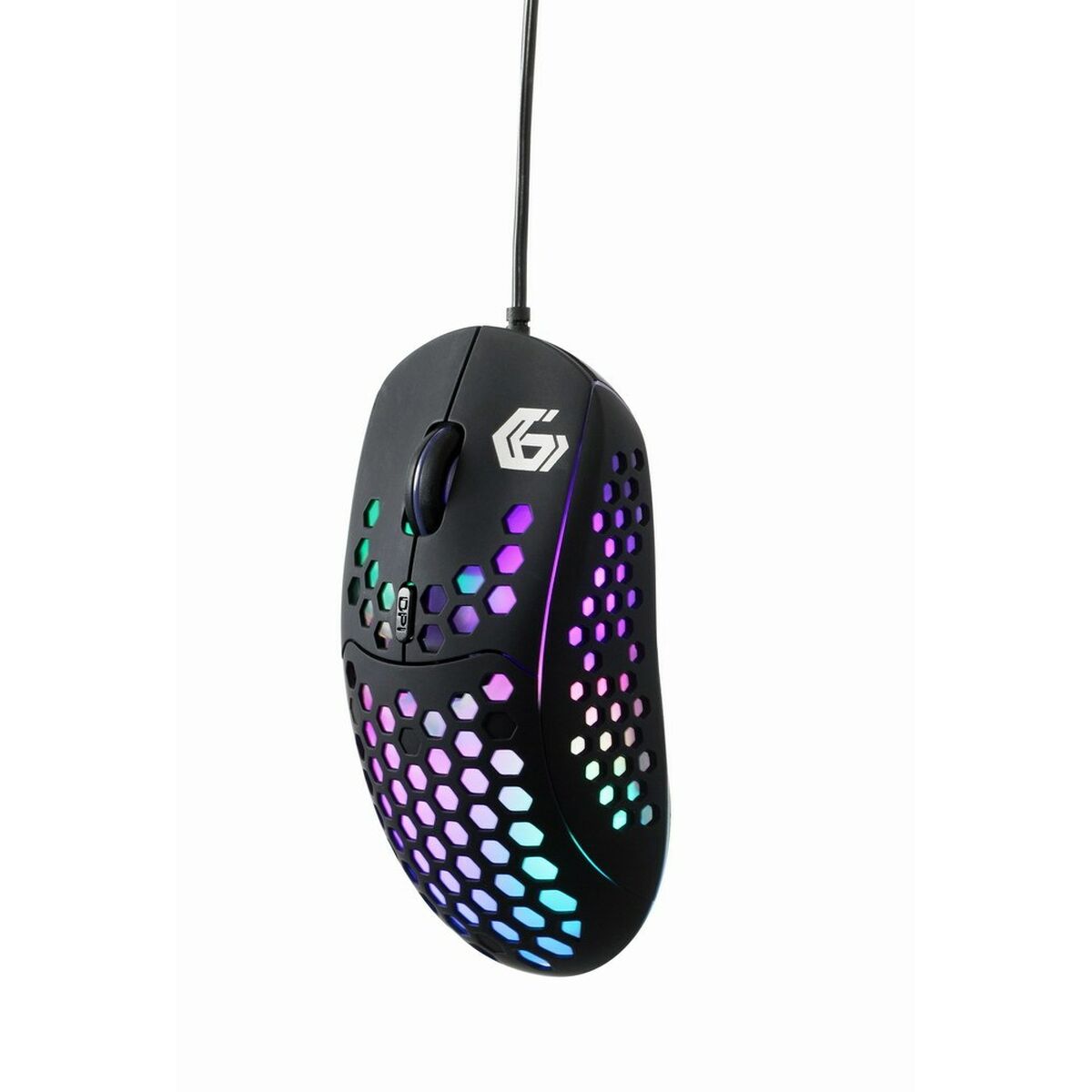 Mouse GEMBIRD MUSG-RAGNAR-RX400 Black Multicolour 10000 dpi