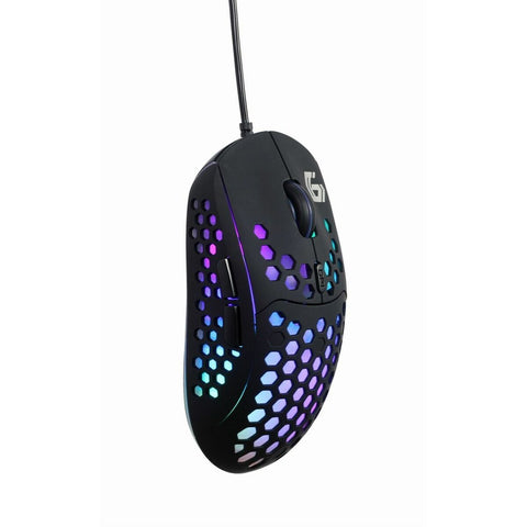 Mouse GEMBIRD MUSG-RAGNAR-RX400 Black Multicolour 10000 dpi