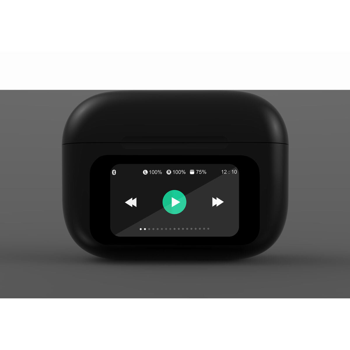 Headphones GEMBIRD TWS-LCD-ANC-01-BK Black