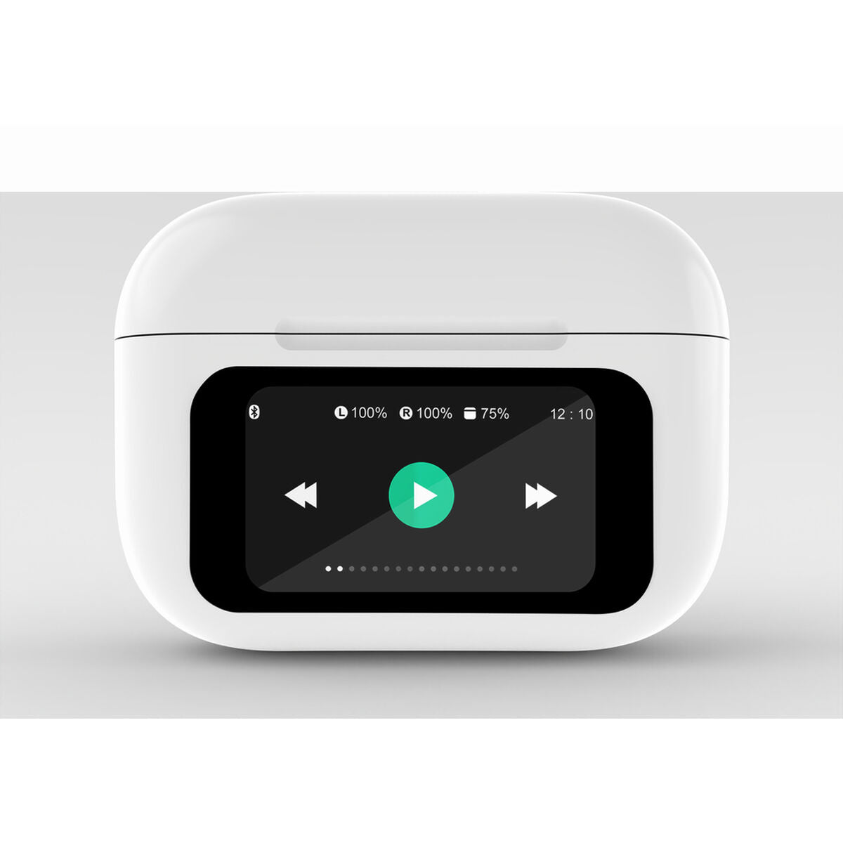 Headphones GEMBIRD TWS-LCD-ANC-01-W White