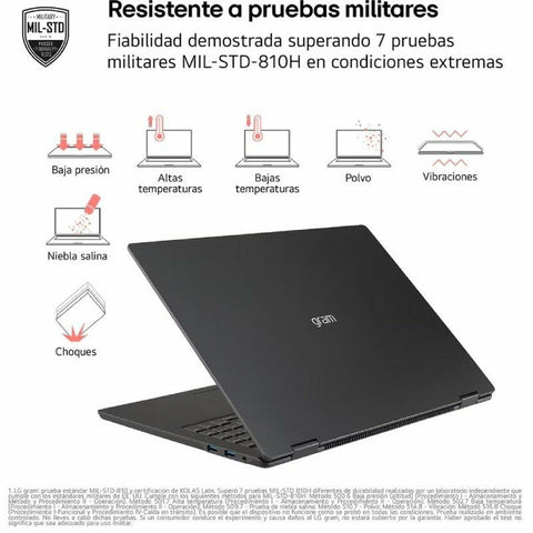 Laptop LG 14ZD90T-G.AX78B 14" 16 GB RAM 1 TB SSD Spanish Qwerty