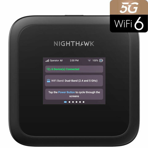 Switch Netgear MH3150-100EUS Black Wi-Fi 6 GHz USB USB-C USB-C 3.2 Gen 1 (3.1 Gen 1)