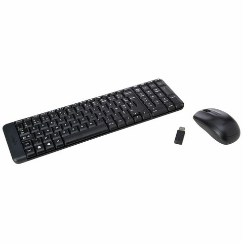 Keyboard Logitech 920-008318 Black Spanish Qwerty
