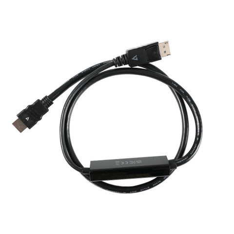 DisplayPort to HDMI Cable V7 V7DP14HDMI21-1M-BLK