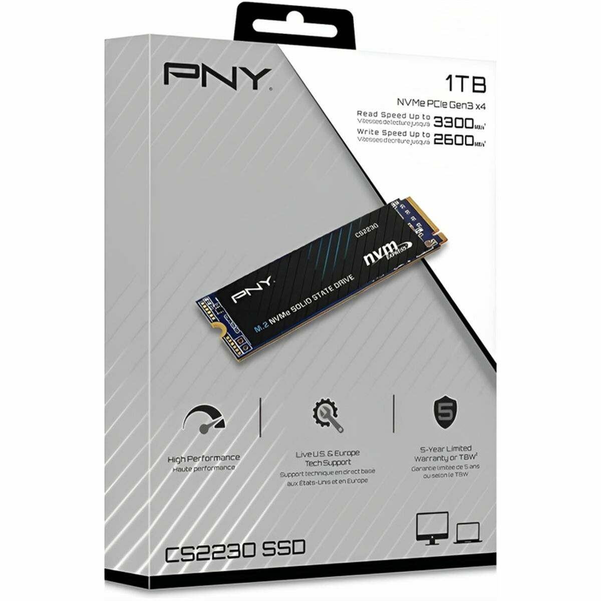 Hard Drive PNY M280CS2230-500-RB