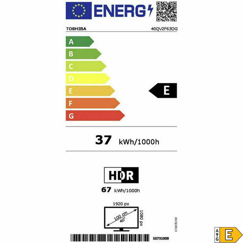 Smart TV Toshiba 4K Ultra HD HDR10+ HDR10 DVB-T2 400 Hz PQI QLED